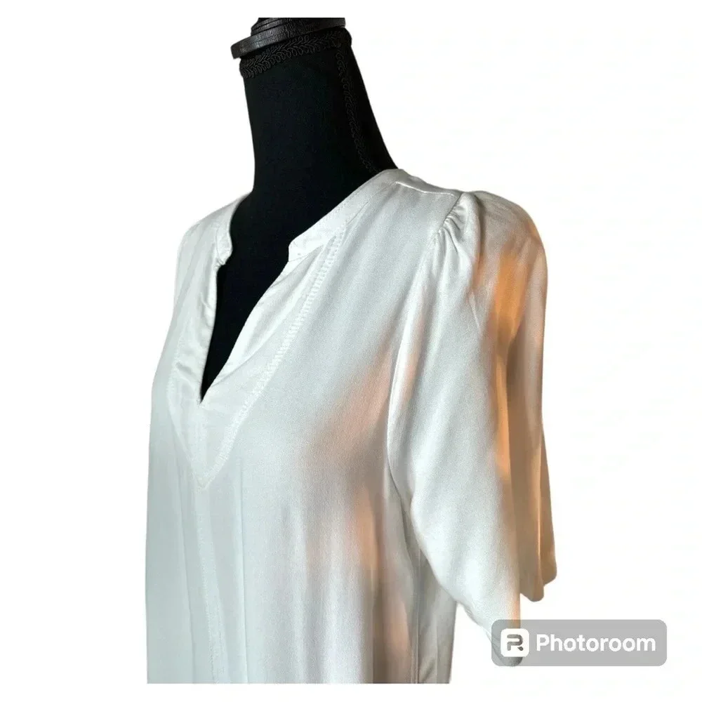 Splendid Tawny White Dress With Pockets Size Medium